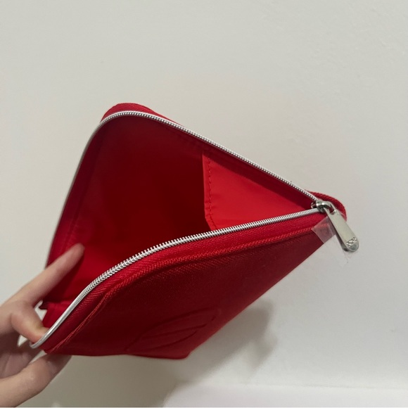 Red Dior Bundle Makeup - Zip Pouch Set Lipstick Mascara Envelope Drawstring - Picture 7 of 7